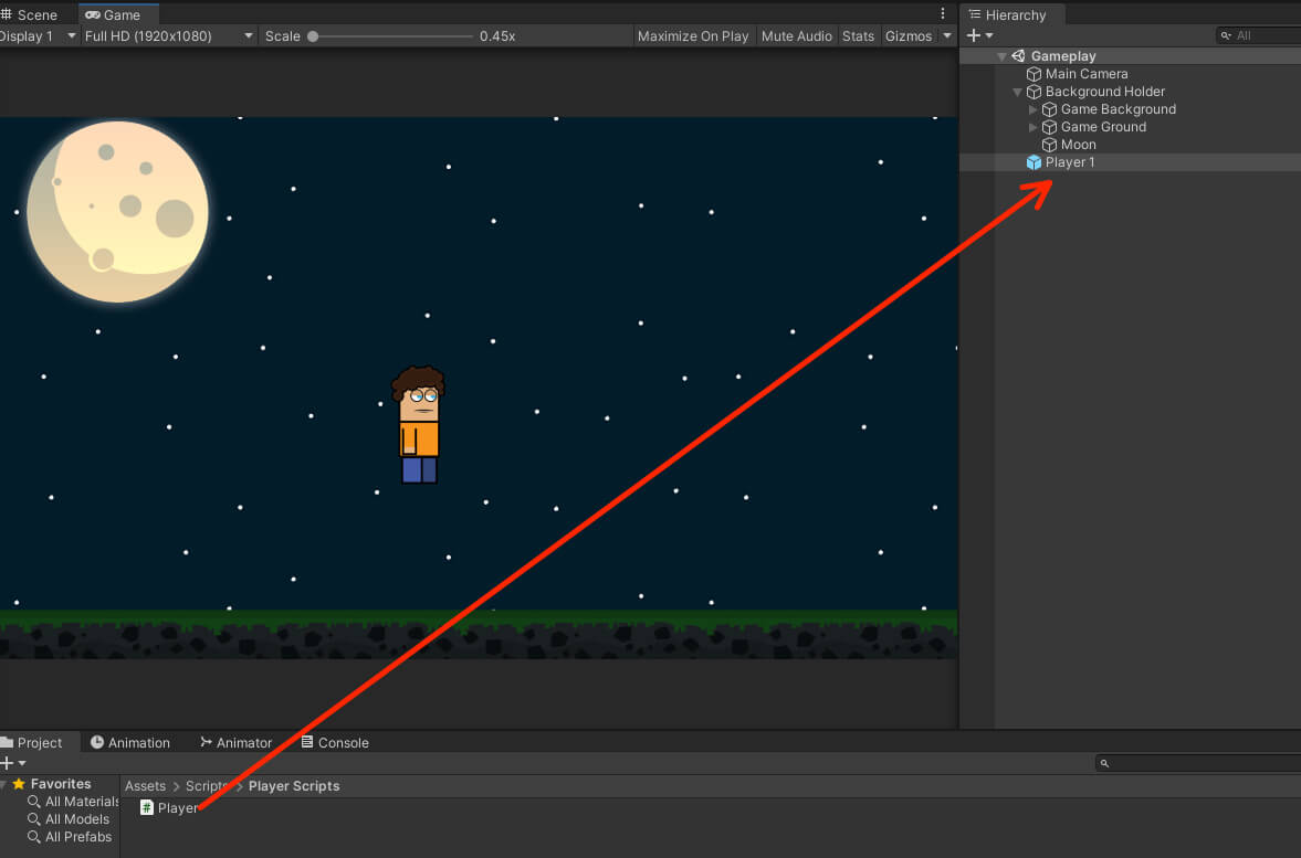 Create A 2D Game With Unity Engine Part 3: Player Movement And Jump ...