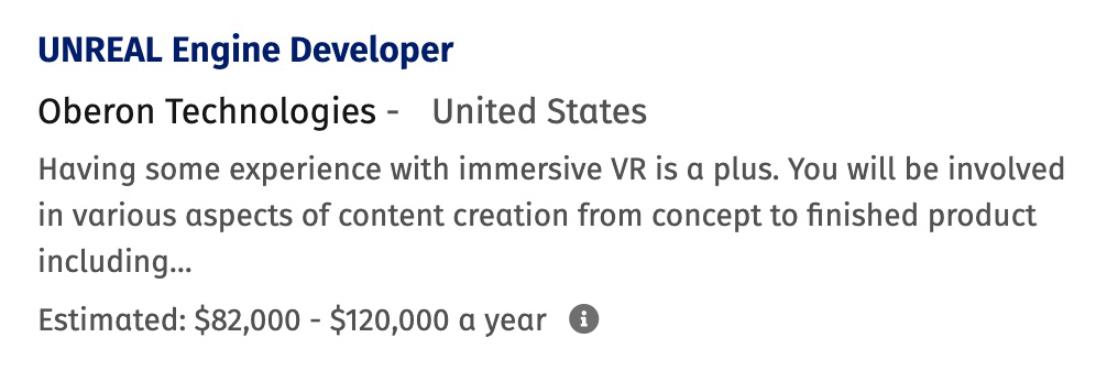 Companies Hiring Unreal Devs – 1 Companies Hiring Unreal Devs - 1