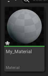 Materials Unreal - 2 - Material Created