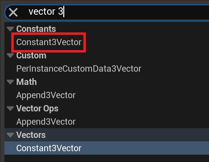 Materials Unreal - 4 - Creating A Vector 3
