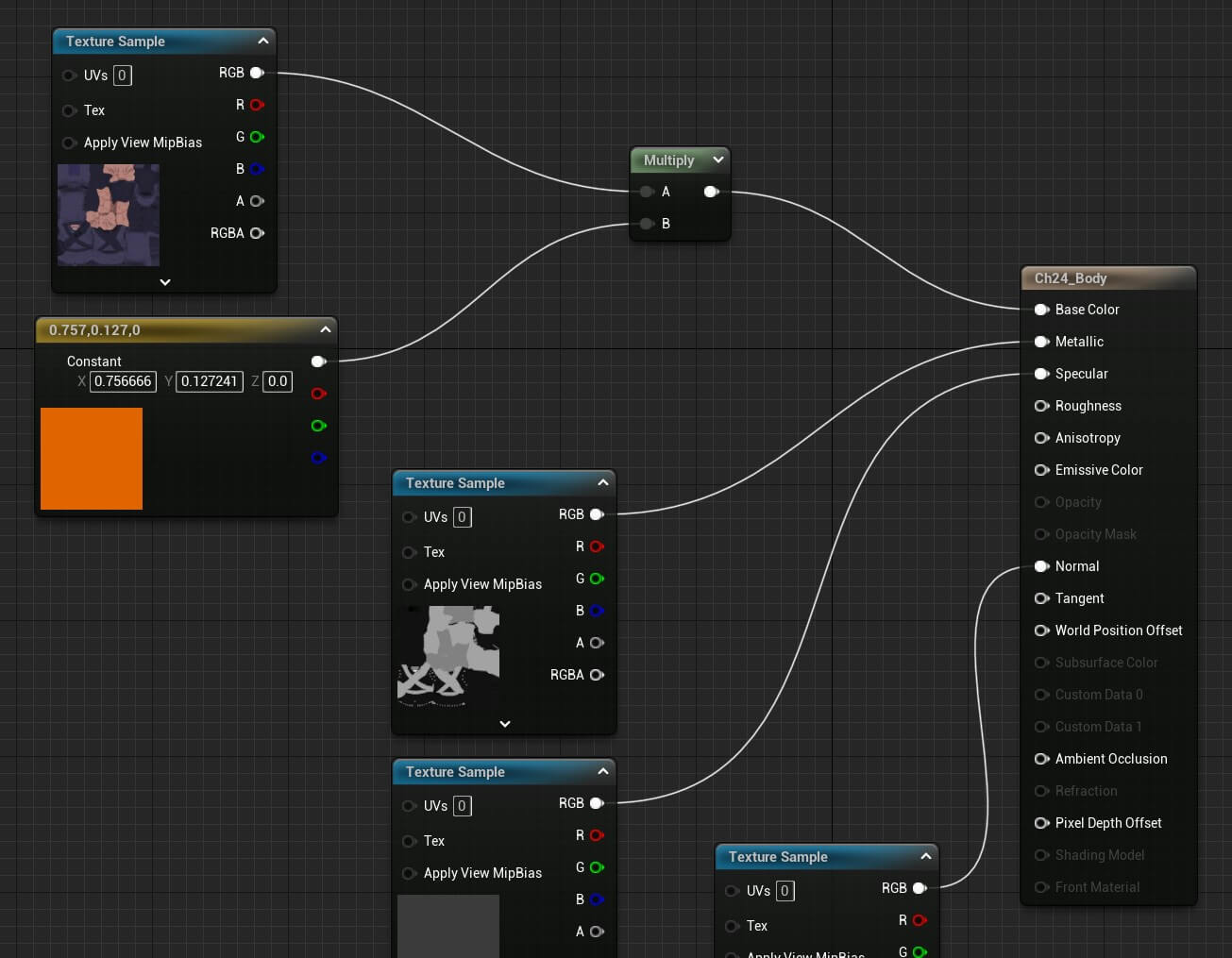 Materials Unreal - 51 - Changes to ninja material