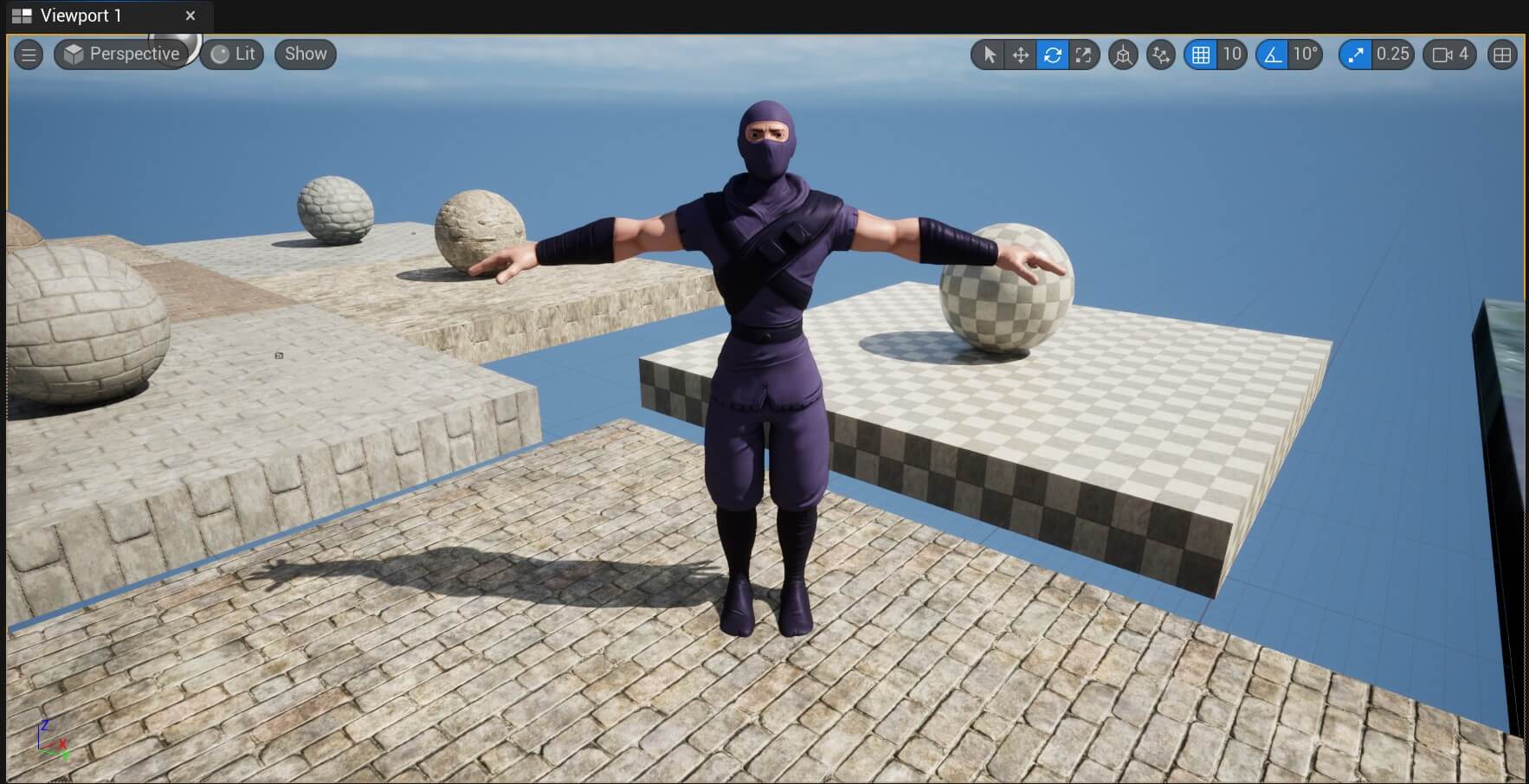 Materials Unreal - 52 - Ninja prior